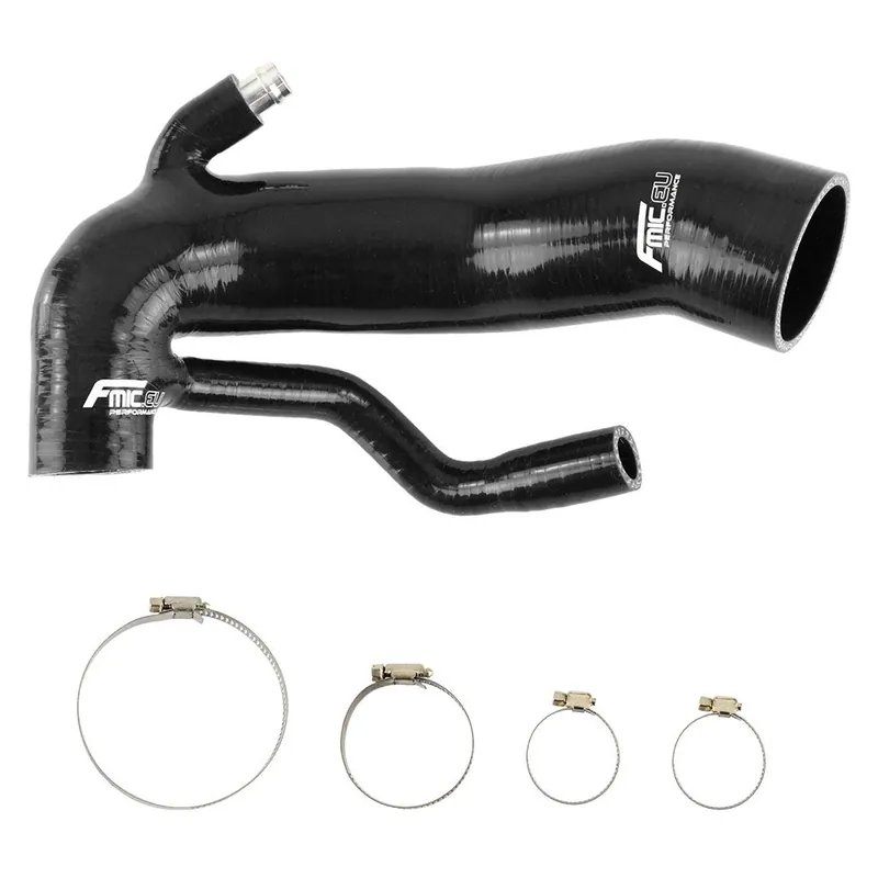 Przewód Silikonowy Dolotu FMIC.EU Peugeot 208 GTI 2016-2018 RCZ 1.6 16V THP 2010-2016 - Czarny FMIC-1186-B - FMIC Okazja