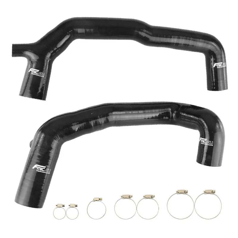Tani Zestaw Przewodów Silikonowych Turbo FMIC.EU BMW 335Xi 335i N54 3.0L - Czarny FMIC-2167-B - FMIC