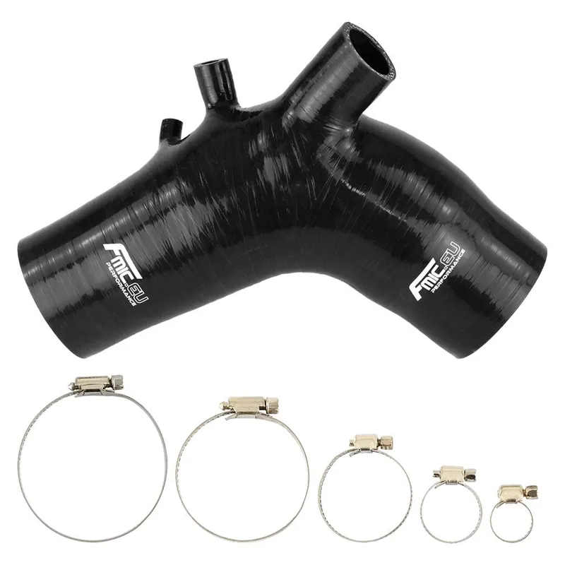 Przewód Silikonowy Dolotu FMIC.EU Mitsubishi Lancer Evo X 10 2008-2015 - Czarna FMIC-2466A-B - FMIC Oferta limitowana
