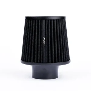 Proram Multi Fit Universal Pleated 80mm Aluminium Neck Air Filter PR-PJ-150-80-BK - FMIC Premium
