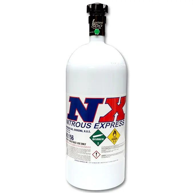 Butla do nitro Nitrous Express NX 11050 2.25kg (5Lb) zawór Lightning 500 USA-NX-11050 - FMIC Tylko do końca tygodnia