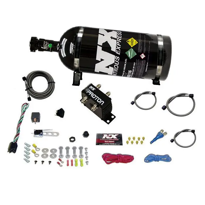 Tylko dziś Proton Plus zestaw nitro czarna butla 4.5kg 10lb Nitrous Express NX 20421-10B USA-NX-20421-10B - FMIC