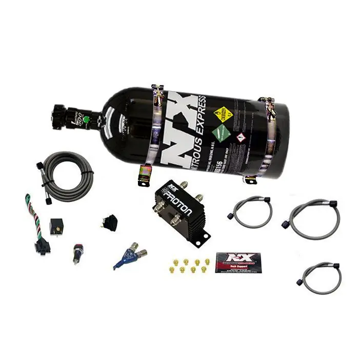 Proton zestaw nitro czarna butla 4.5kg 10lb Nitrous Express NX 20420-10B USA-NX-20420-10B - FMIC Dodaj do koszyka