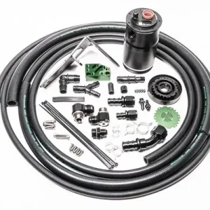 Taniej Air Oil Separator (AOS-R) Kit for Subaru 09-13 XT / 08-14 WRX / 15-21 STi Radium Engineering USA-RAD-20-0607 - FMIC