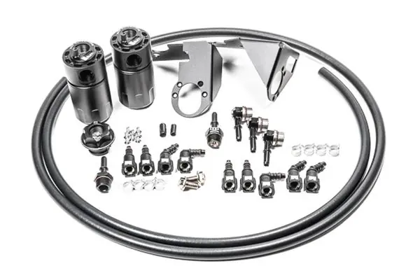 Bezpieczna płatność Dual Catch Can Kit for Chevrolet Corvette 05-13 Fluid Lock Radium Engineering USA-RAD-20-0787-FL - FMIC