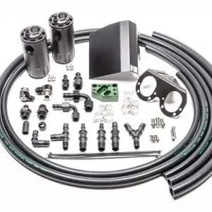 Dual Catch Can Kit for Subaru EJ Turbo 02-21 Fluid Lock Radium Enginnering USA-RAD-20-0608-FL - FMIC Zamów dziś