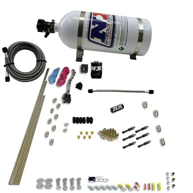 Kup online Zestaw Nitro Nitrous Express NX 93066-15 Suchy bezpośredni 6 cyl butla 15lb USA-NX-93066-15 - FMIC