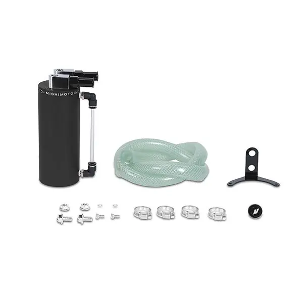 Hit sprzedaży Mishimoto Aluminum Oil Catch Can - Small Wrinkle Black MMOCC-SAWBK - FMIC
