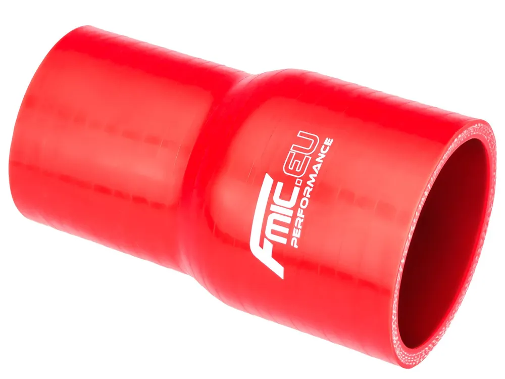 Wybór klientów Prosta redukcja silikonowa 60/80mm Czerwony 0060/80-R - FMIC