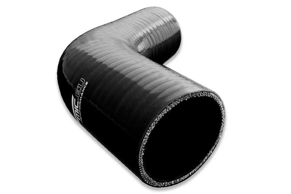 Premium Silikonowe kolanko redukcyjne 67' 60/76mm Czarny 006760/76-B - FMIC