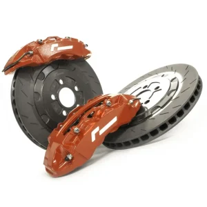 RacingLine Stage 2 Evo Big Brake Kit Red 345mm 4 Pot for Audi A3 S3 8P VW Golf MK5 MK6 R32 EA888 EA113 VWR652003-RED - FMIC Dodaj do koszyka