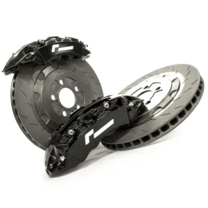 RacingLine Stage 2 Evo Big Brake Kit Black 345mm 4 Pot for Audi A3 S3 8P VW Golf MK5 MK6 R32 EA888 EA113 VWR652003-BLK - FMIC Najlepsza cena