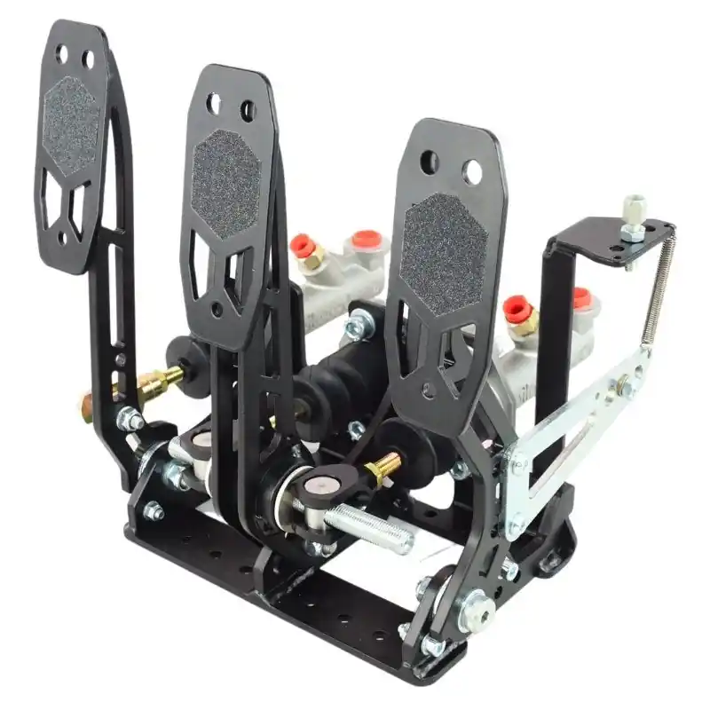 Tani Pedalbox Eco Class Mocowany do Podłogi Kompaktowy RacingPedalBoxes - Czarny RPB0006B - FMIC